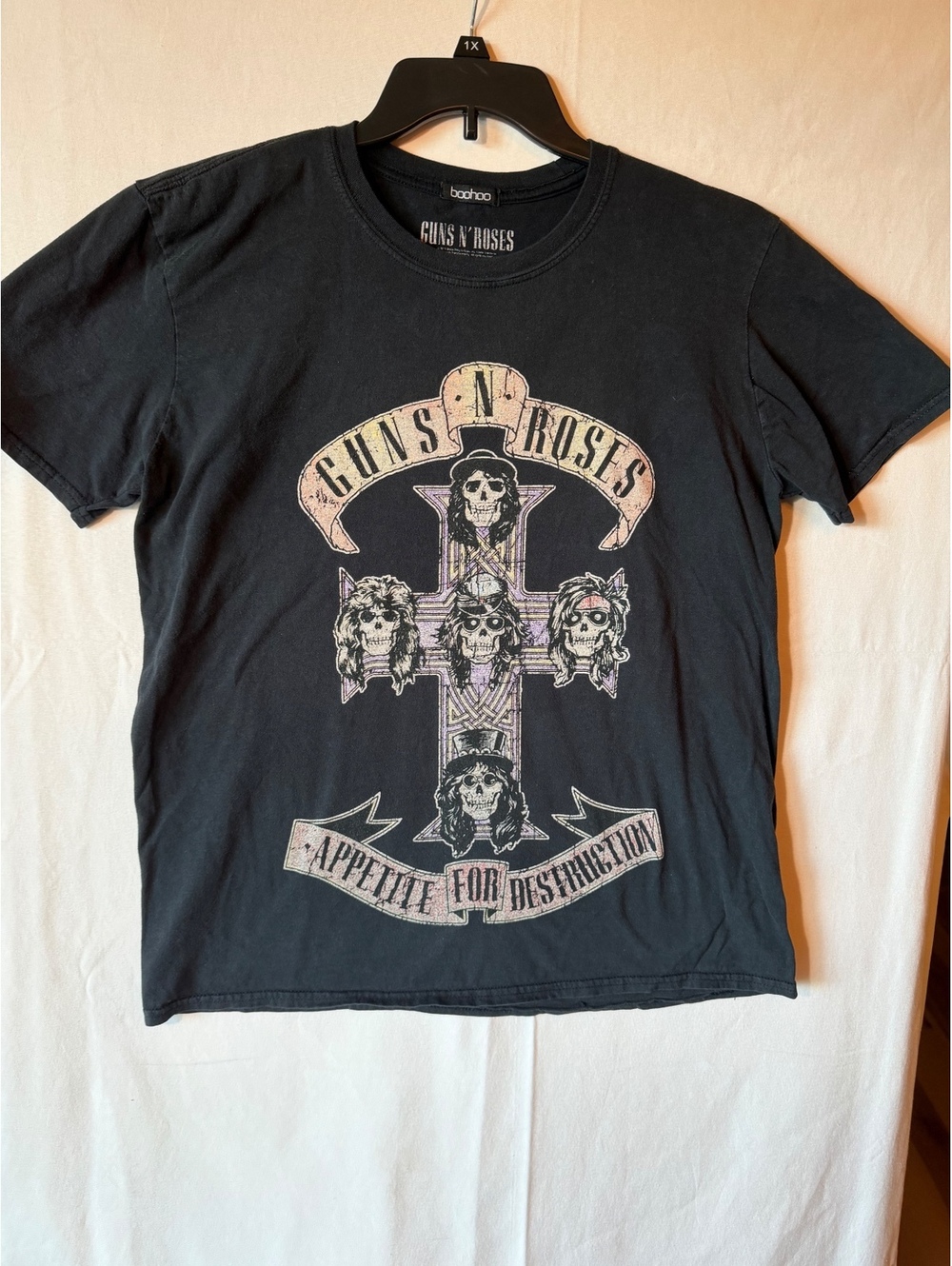 Guns N' Roses Appetite for Destruction Graphic T-Shirt Black Medium